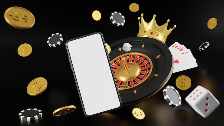 Dealer memutar roda French Roulette dalam studio kasino live mecharashi